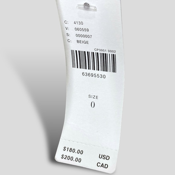 NWT Anthropologie ATSU Ruched Drop Waist Beige Midi Linen Blend Strap Dress - Picture 12 of 14